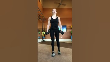 Alternating Jumping Lunge x4 + Bicep Curl to Hammer Curl CSF