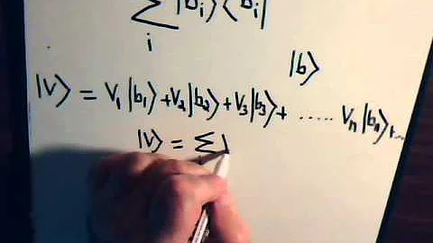 Topics In Quantum Mechanics Video #1: The Identity Operator