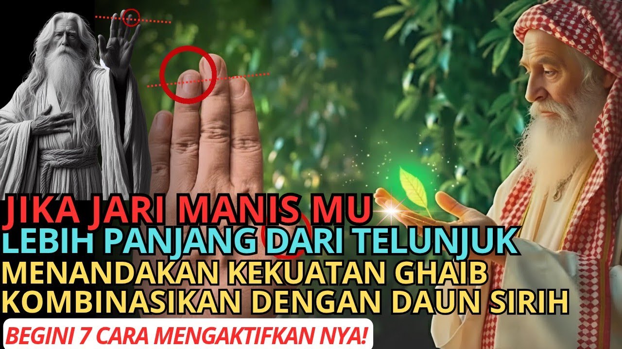 Jiwa Terpilih💫Rahasia Tersembunyi Pemilik Jari Manis dengan Daun Sirih! Ini 7 Cara Mengaktifkannya!😱