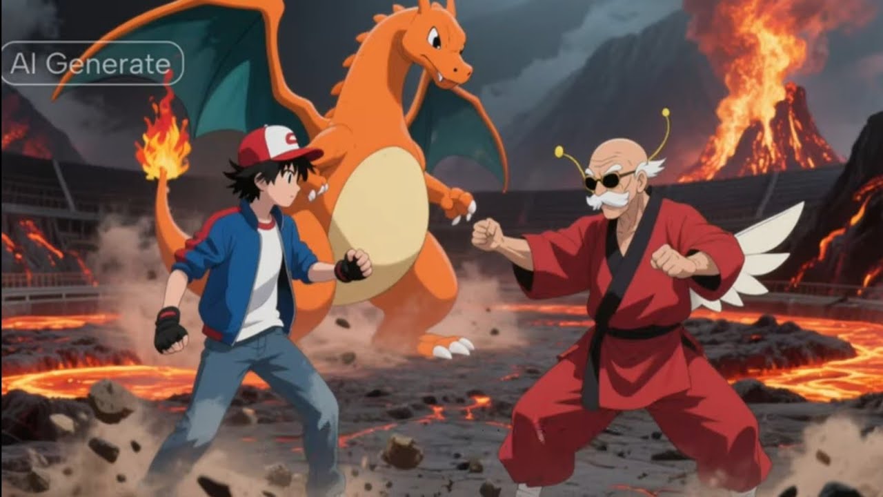 Чаризард Эша против Драгонайта Блейна ⚡🔥 