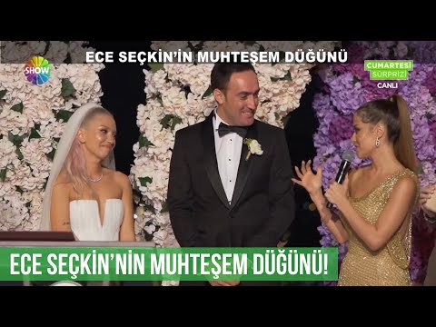 Ece Seçkin'in muhteşem düğünü!