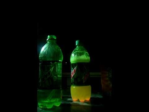 How to make a Mountain Dew glow stick
