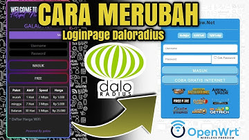 Full ⭕ How to Change Daloradius LoginPage on Openwrt