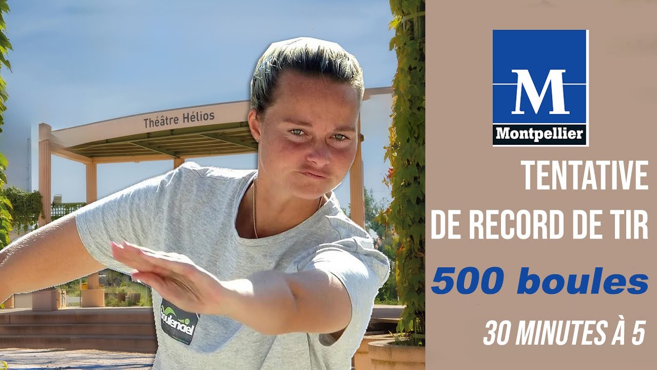 Miniature : Tentative de record de tir des 1000 boules à 10 tireuses dans l'heure - Pétanque Montpellier - 2024