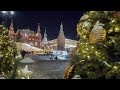 Moscow, Russia Christmas time 4k