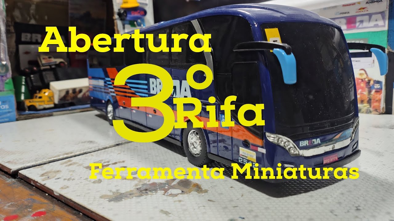 Abertura da Terceira Rifa Ferramenta Miniaturas. 