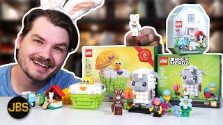 Happy Easter! LEGO Easter 2021 Sets Reviewed - Brickheadz, Minifigures, Easter Bunny!