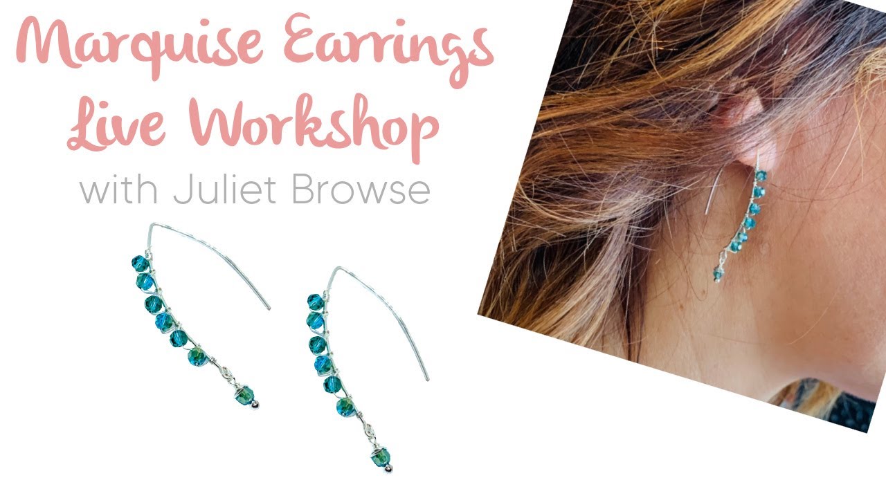 Earring Findings - Make Your Own Ear Wires - Jewellery Making Tutorial -  Making Earrings 