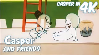 Ghosts, Pranks, and Lessons  Casper and Friends in 4K | 1.5 Hour Compilation | Cartoon for Kids