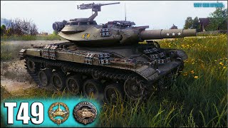 Т49 ломает кабины на ФУГАСАХ ✅ World of Tanks лучший бой T49