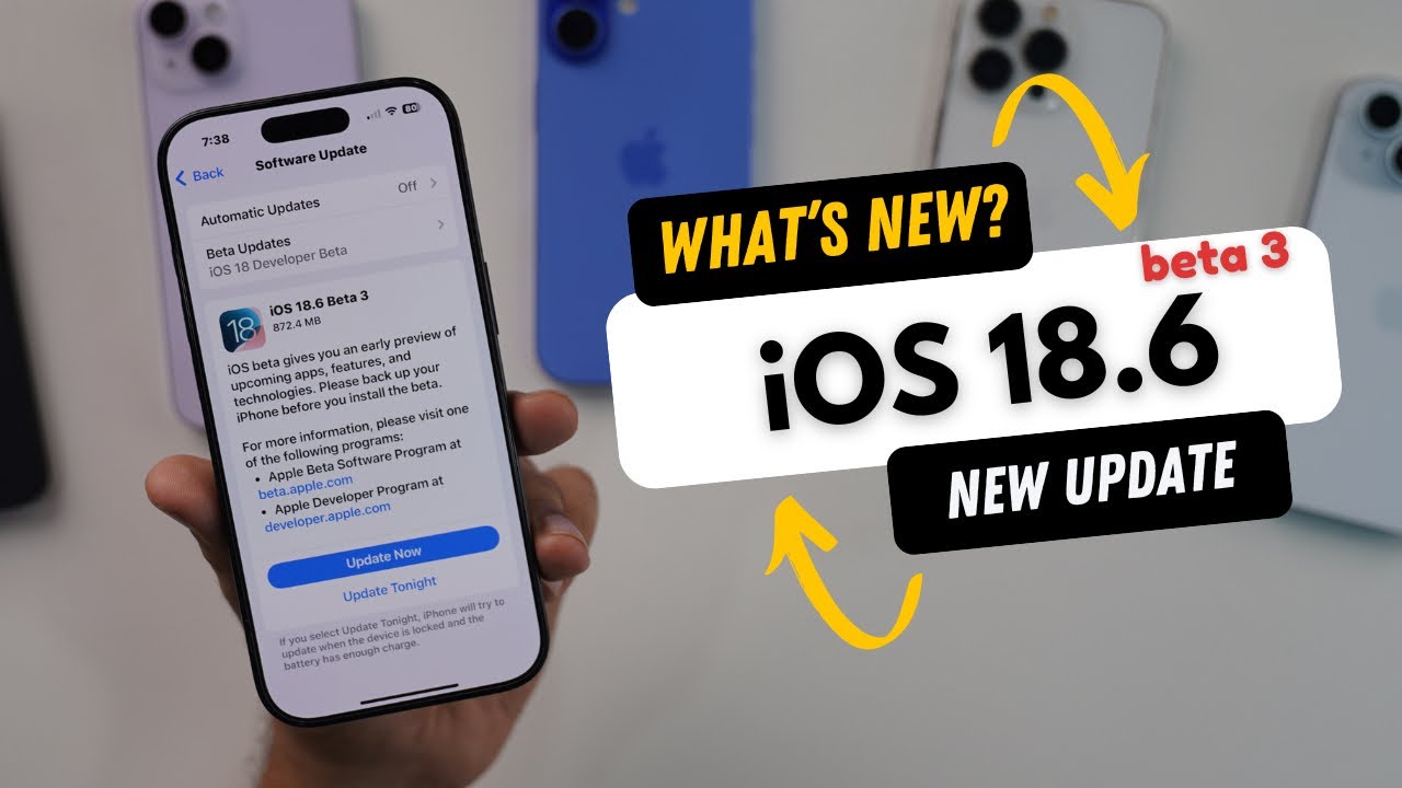 iOS 18.6 Beta 3 Released | What’s New? - YouTube