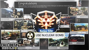 What Happens when you drop a NUCLEAR BOMB on ALL MAPS on COD Mobile? (Call of Duty Mobile Nuke)