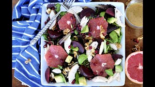 Salad Recipe: HEALTHY Grapefruit, Beet & Chicken Salad by Everyday Gourmet with Blakely