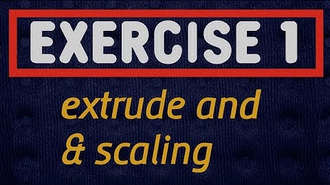 Blender 2.83 How to Extrude a simple round table