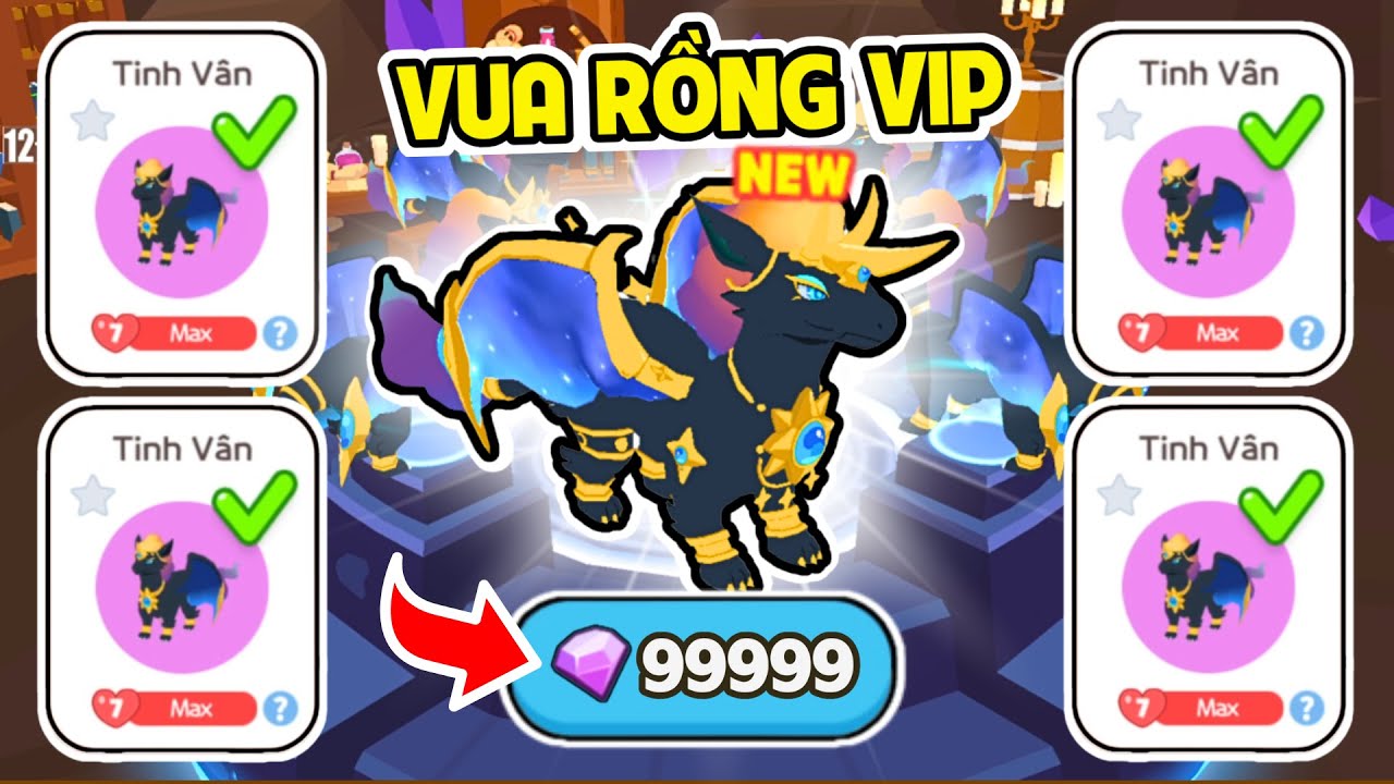 PLAY TOGETHER | BEDY GHÉP 4 PET R.ỒNG ĐEN THÀNH VUA RỒNG ĐEN CỰC HIẾM