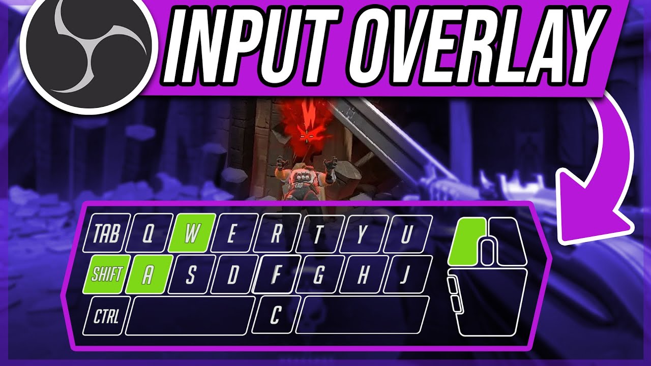 INPUT OVERLAY ON OBS! HOW TO 