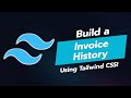 🧾 BUILD AN INVOICE HISTORY UI COMPONENT WITH TAILWIND CSS! 💻