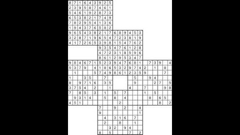 This site can convert overlapping Sudoku into MP4(Sudoku Crusher)