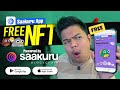 Saakuru app gives you a free nft  tomoone ino initial nft offering
