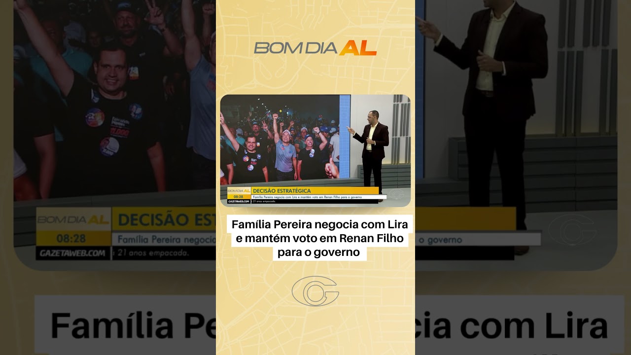 Família Pereira negocia com Lira e mantém voto em Renan Filho para o governo