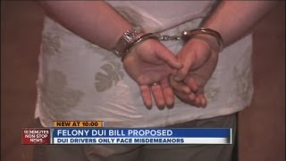 Felony DUI bill proposed