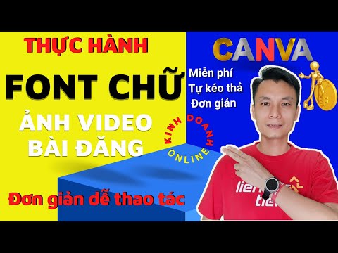 Video ✅Thực hành về chữ trong canva để tạo ảnh bìa đẹp ảnh... - youtube