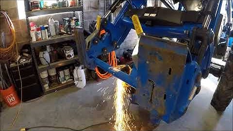 Repairing a bent SSQA on the New Holland