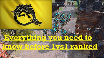 Age of Empires 4 - Order of the Dragon - Everything you need to know before 1vs1 ranked