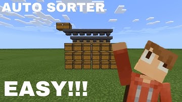 How To Make An Easy Item Sorter In Minecraft Bedrock 1.16 (PS4,PS5,Xbox,Windows 10,Mobile,Switch)