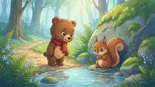 Bruno the Bear and the Lost Friend 🐻🐿️ | Kids Story About Friendship