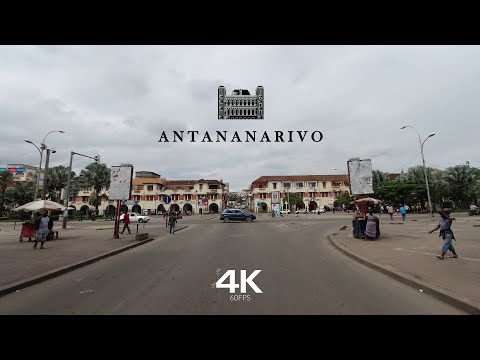 DRIVING DOWNTOWN ANTANANARIVO 🇲🇬 4K⁶⁰