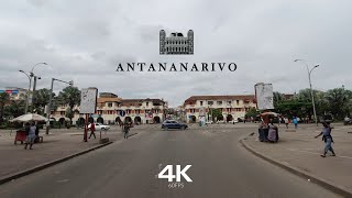 DRIVING DOWNTOWN ANTANANARIVO ?? 4K⁶⁰