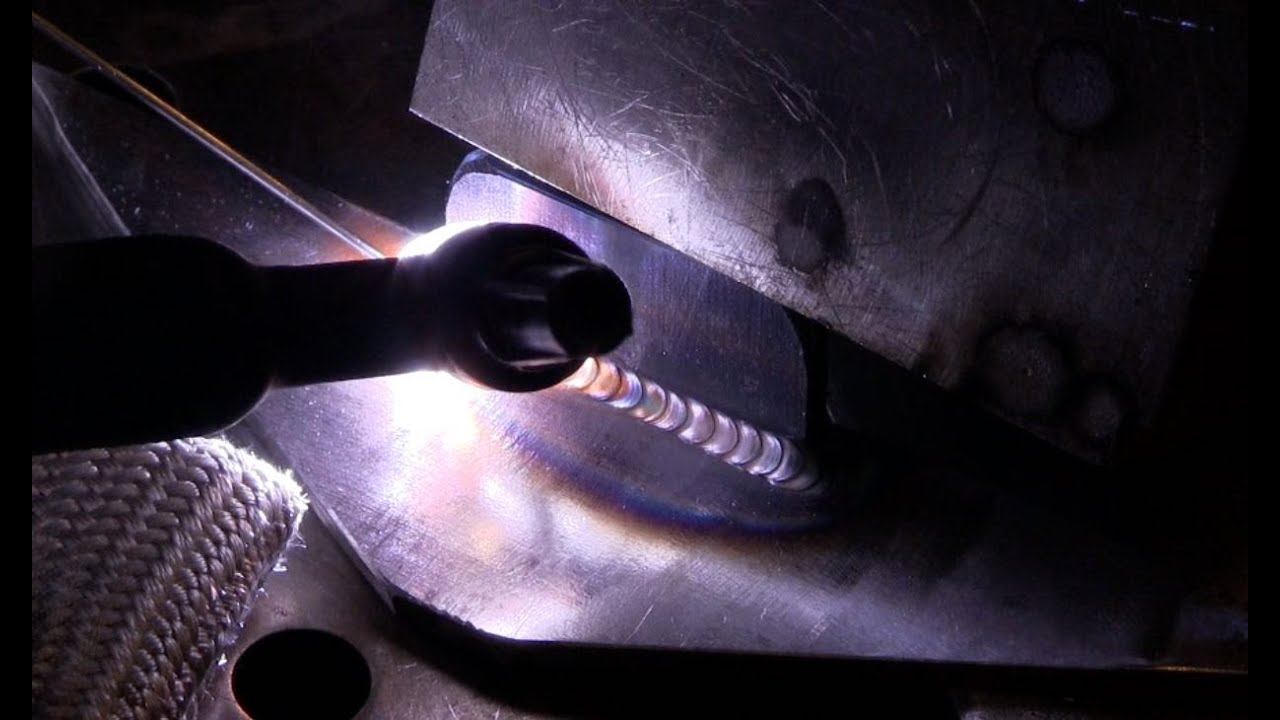 Tig Welding and Stick Welding Garage Door Fix - YouTube