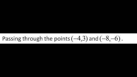 How to Find the Equation of a Line Passing Through Two Points 09