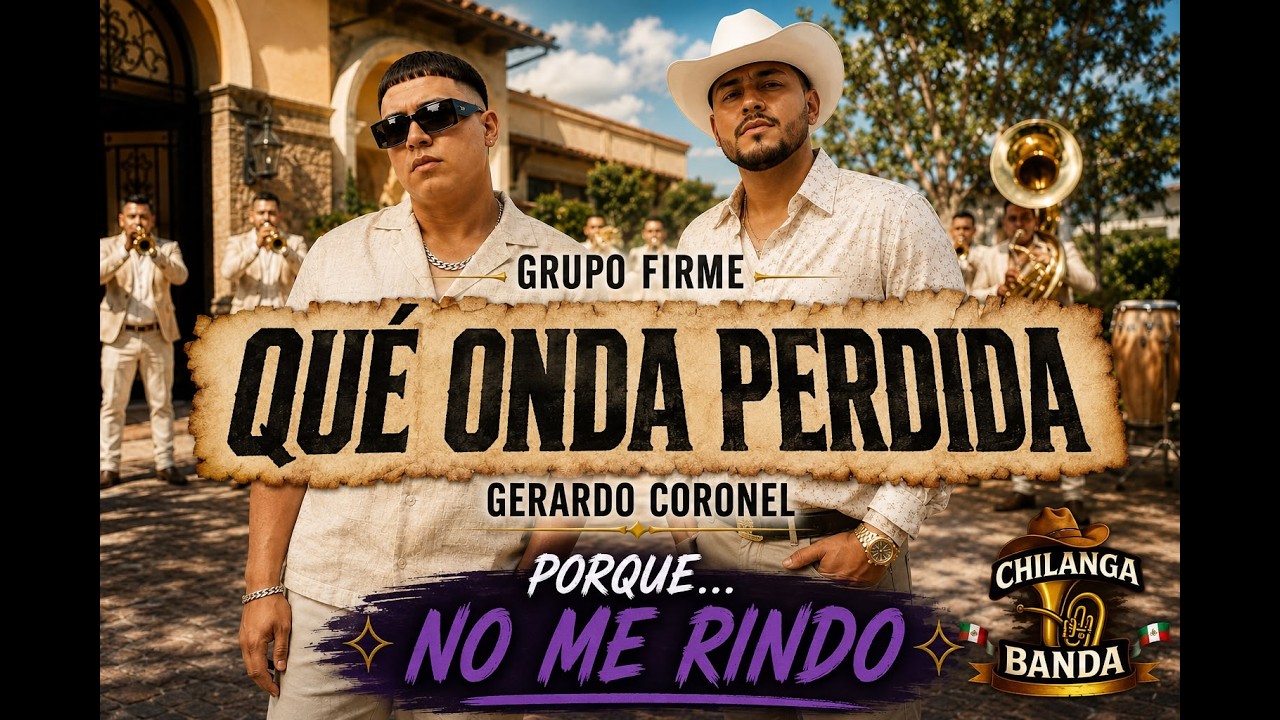 Grupo Firme, Gerardo Coronel - Qué Onda Perdida (Letra - Lyrics)