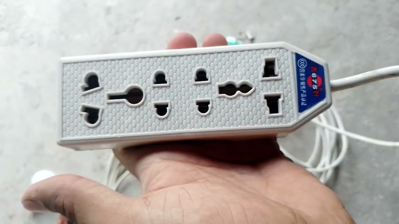 How to make Two Electric Extension Board at home with old wire 2pin