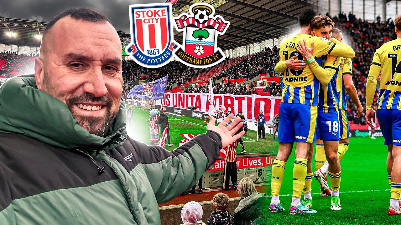 Более 2000 болельщиков «Саутгемптона» празднуют победу над «Сток Сити»!