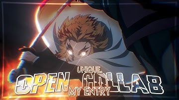 10K SPECIAL🌟 | MY ENTRY OPEN COLLAB - Anime Mix [Edit/AMV] #Unique10k !