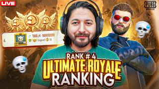 RANK 4🔥AJ SAB CHICKEN NIKALNY HAIN | ULTIMATE ROYALE RANK PUSH | TMG MARKHOR | PUBG Live Stream