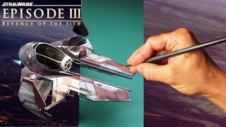 How to paint OBI WAN's Jedi Starfighter