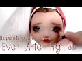 Faceup tutorial  repainting an ever after high doll by unniedolls