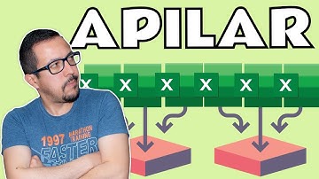 Como APILAR datos en Excel solo usando una función.