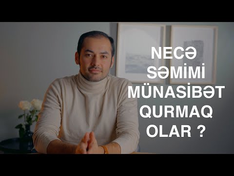 Video: İnsanlarla Münasibət Qurmaq