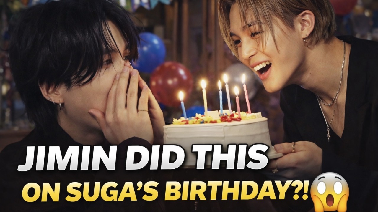 Чимин действительно сделал это в день рождения Шуги! АРМИ СХОДЯТ С УМА 🔥