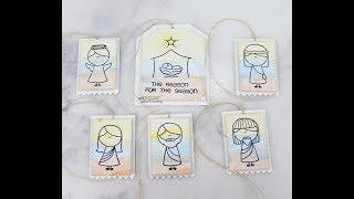 Unity Quick Tip: Nativity Watercolor Gift Tags