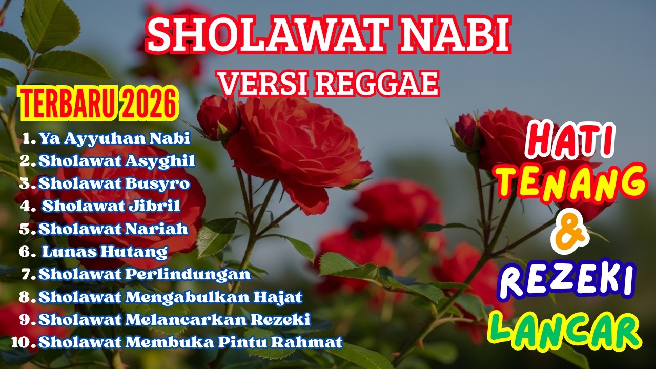 Sholawat Merdu Versi Reggae 🌿 Bikin Hati Damai & Pikiran Rileks