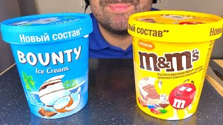 Ice Cream M&Ms Ice Cream Bounty Asmr Mukbang Eating Sounds Eating Show
