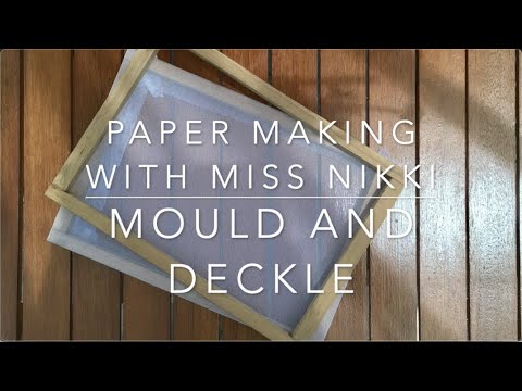 Mould & Deckle for Making A4 sheets of Handmade Paper