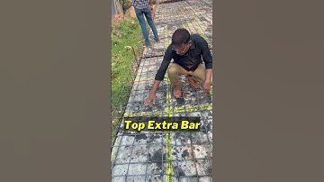what is crank bar in slab | what is the use of crank bar in slab | #trending #construction