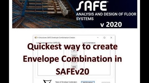 Quickest way to create Envelope Combination Creator in SAFEv20